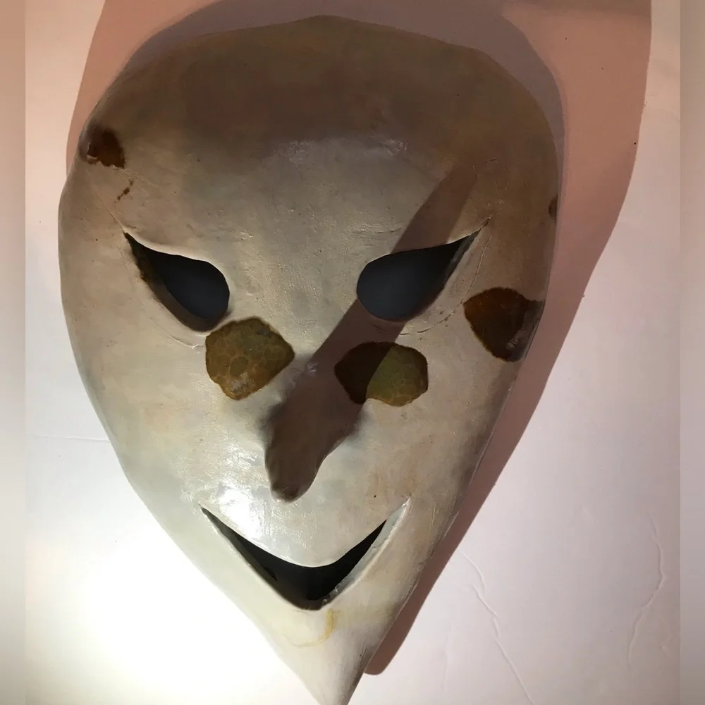 Handcrafted Ceramic Mask Wall Art strange unique decor
